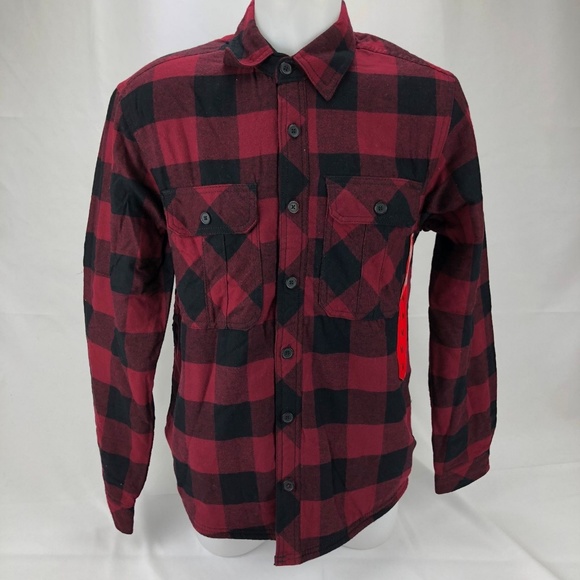 Boston Traders Other - Boston Traders Mens Jacket Flannel Button Red (Q2)